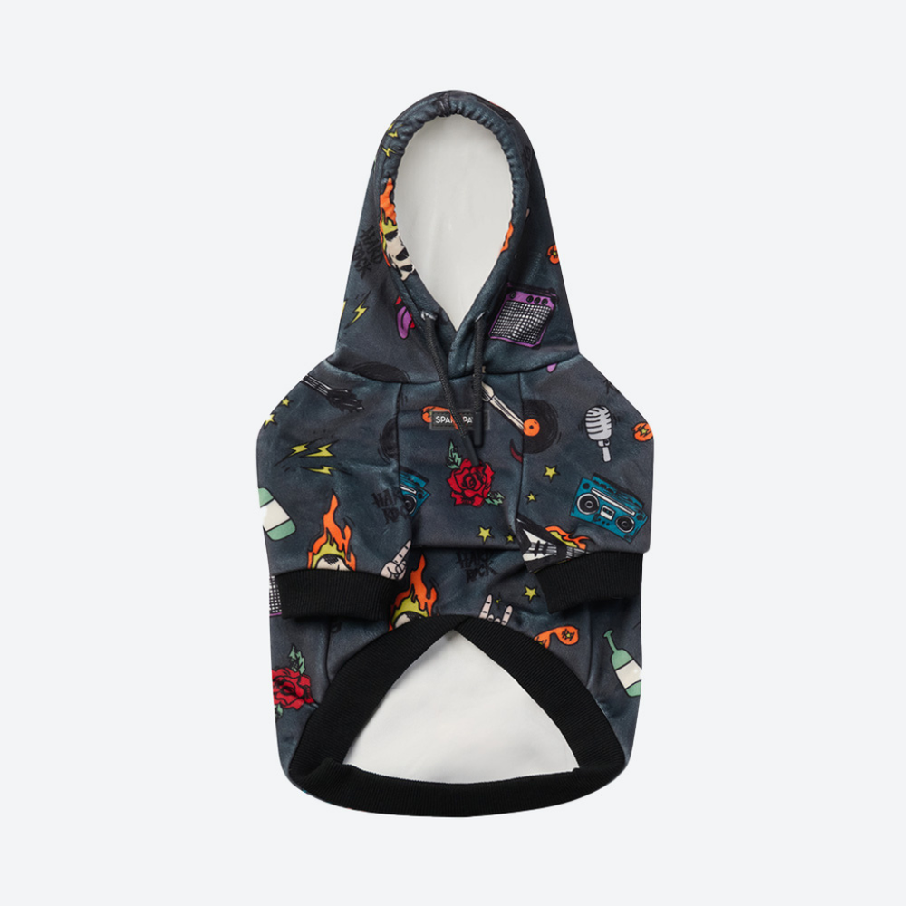 Rock and Roll Dog Hoodie – SPARK PAWS
