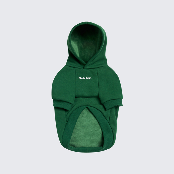 Essential Dog Hoodie - Cobalt Green