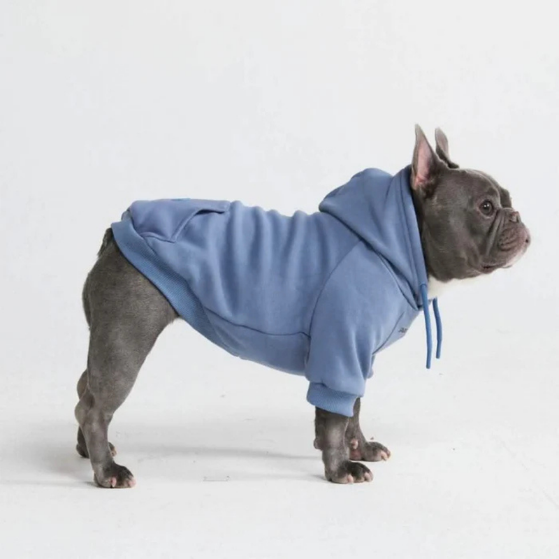 Essential Slate Blue Hoodie||size:L,XL