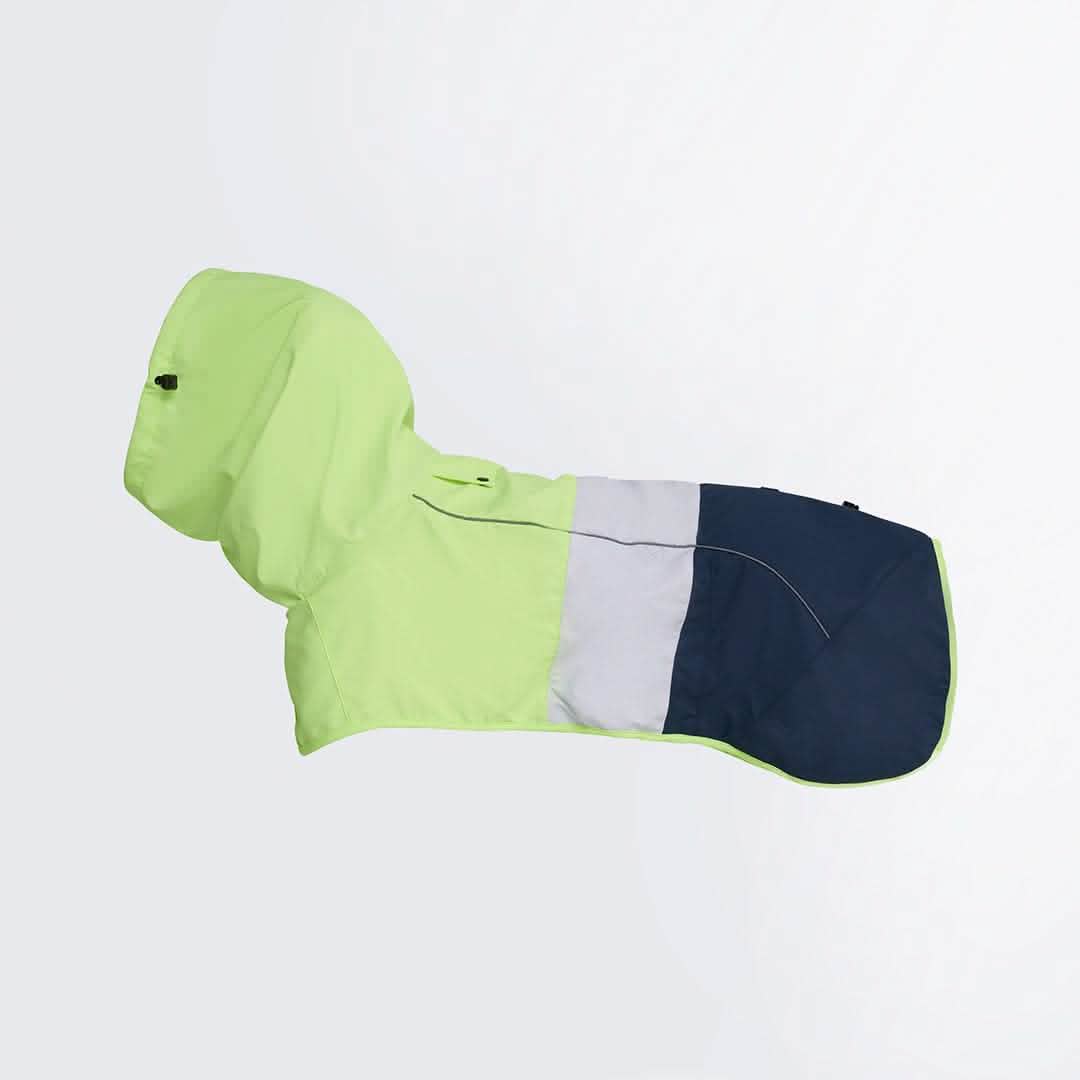 Breatheshield™ Dog Raincoat - Lime White Navy – SPARK PAWS