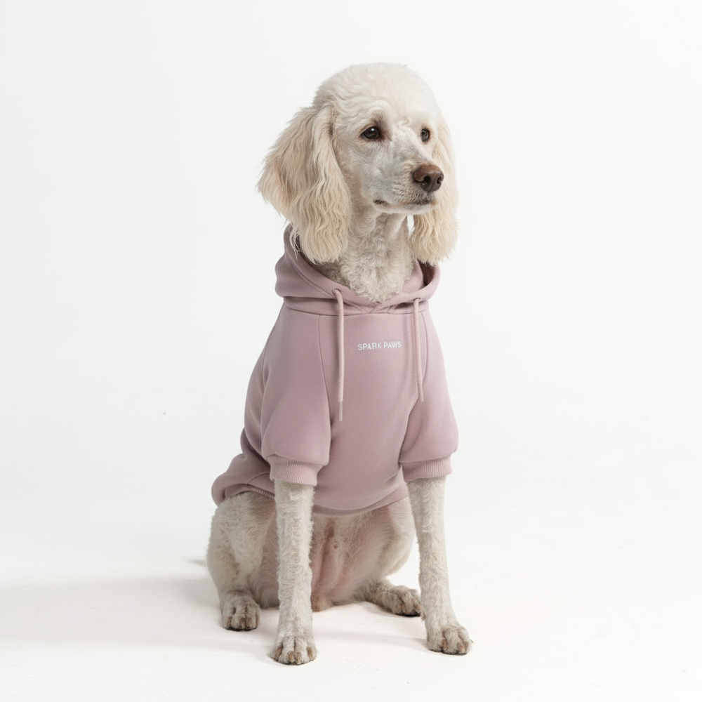 Essential Dog Hoodie - Purple Taupe – SPARK PAWS