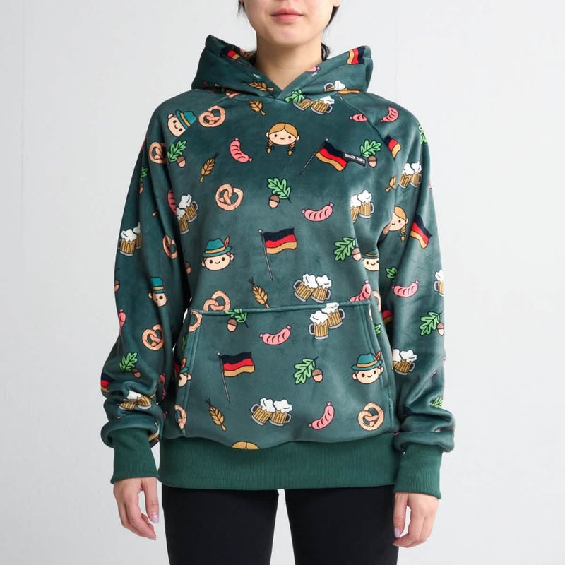 The Germany Human Hoodie - Dark Green – SPARK PAWS