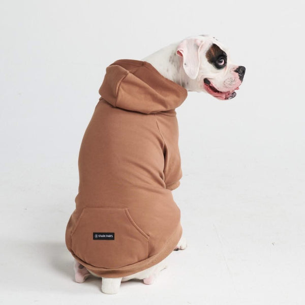 Essential Dog Hoodie - Chestnut Brown