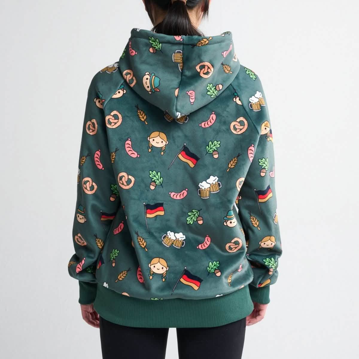 The Germany Human Hoodie - Dark Green – SPARK PAWS