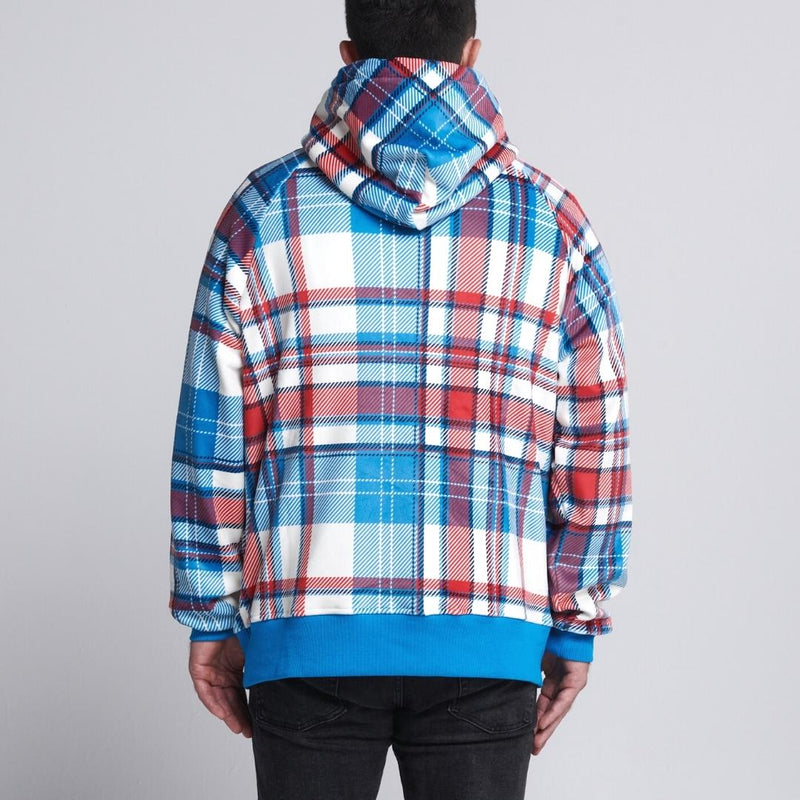 Plaid Human Hoodies