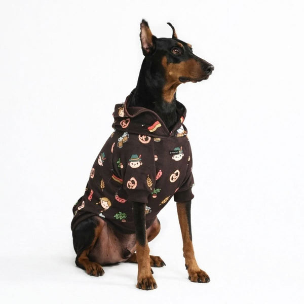 The Germany Human Hoodie - Dark Brown – SPARK PAWS