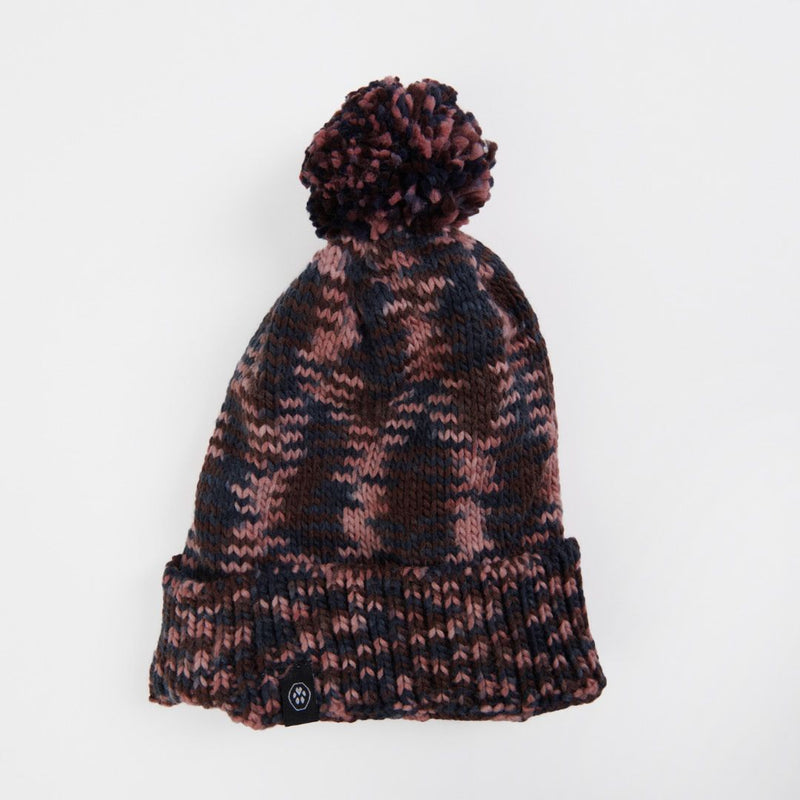 Knit Matching Human Pom Hats