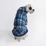 Blue Plaid Dog Hoodie