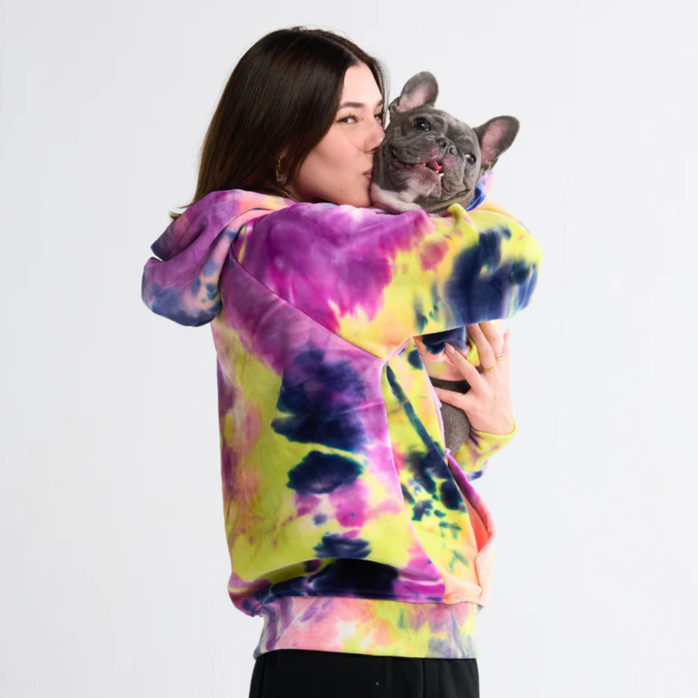 Velvet Dog Hoodie - Berry Lemonade – SPARK PAWS