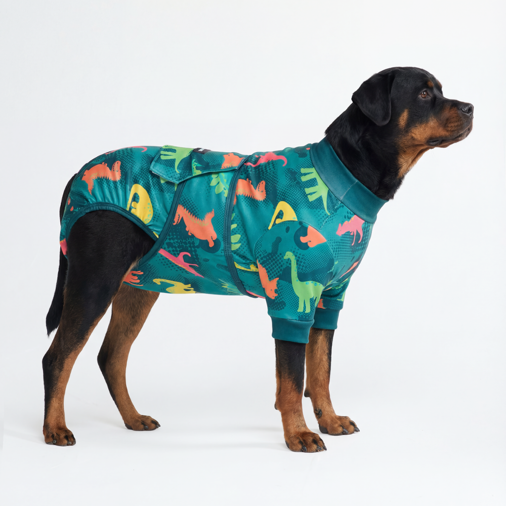 Dog Raptor Suit Dog Surgical Suit - Dinosaurs – SPARK PAWS