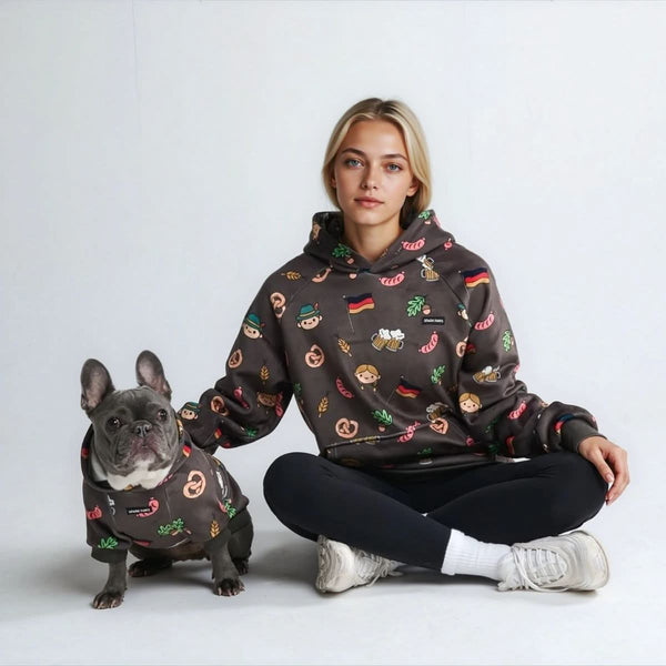 The Germany Human Hoodie - Dark Brown – SPARK PAWS