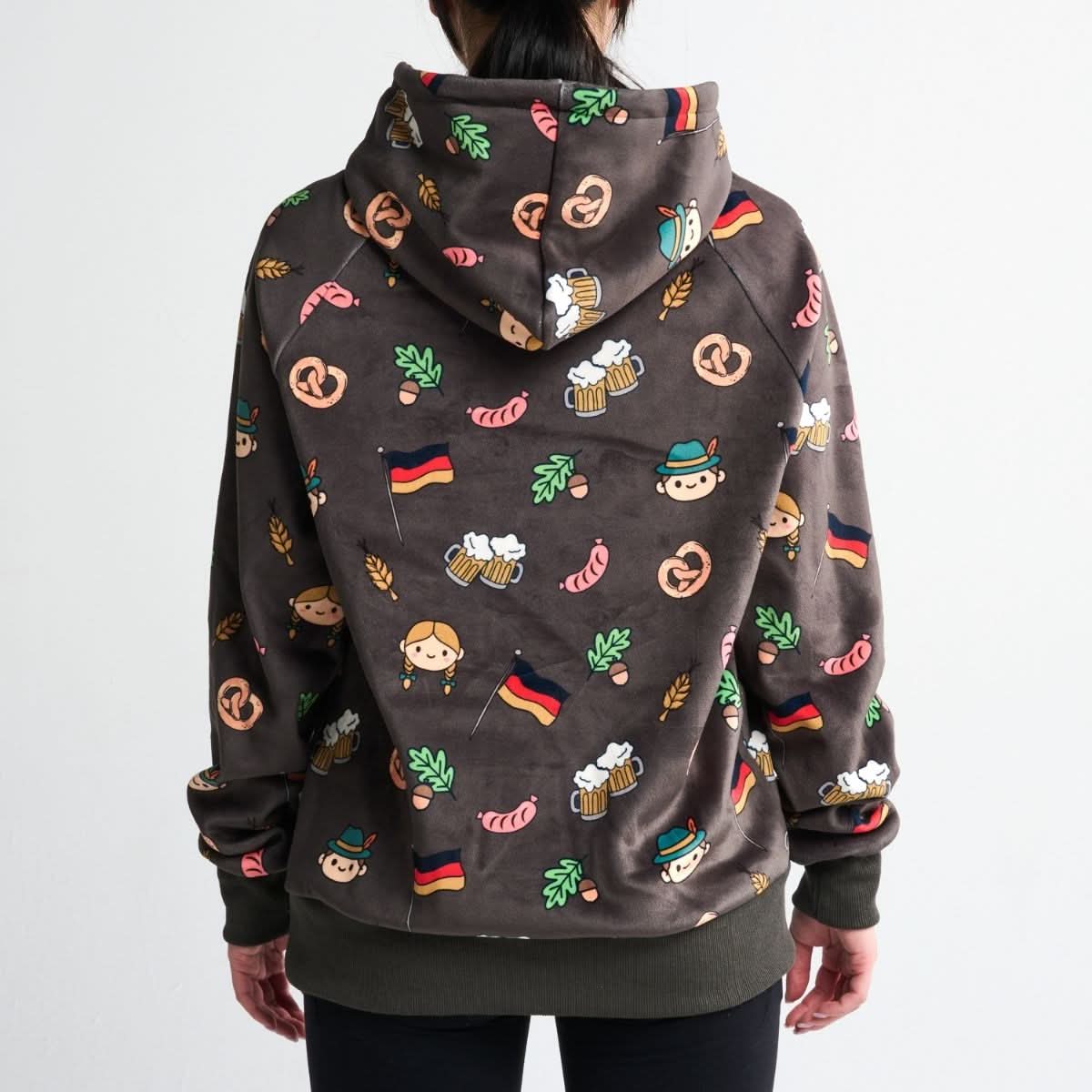 The Germany Human Hoodie - Dark Brown – SPARK PAWS