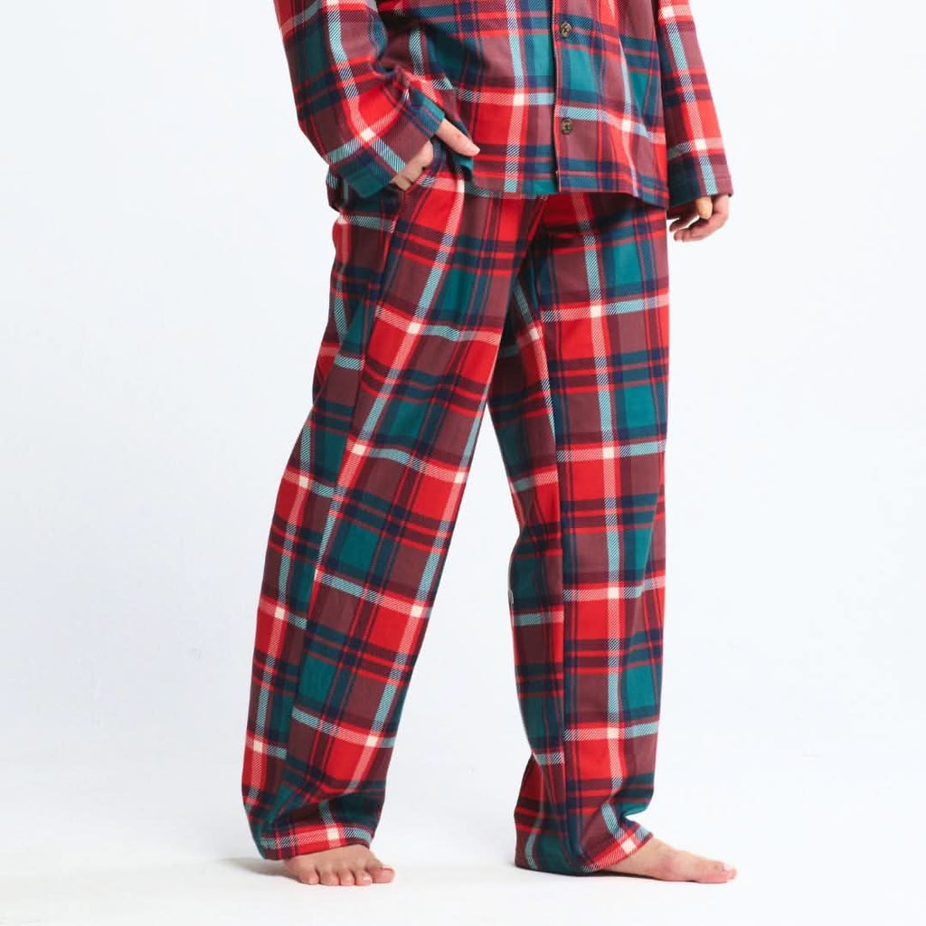 Human Pajama Pants - Green and Red Plaid – SPARK PAWS