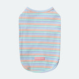 Blue Coral Stripe Shirt