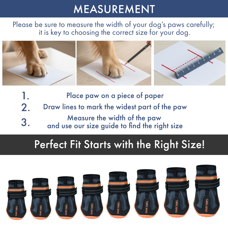 Spark Paws 365 - The All-Season Dog Shoes - Black Orange – SPARK PAWS