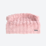 Calming Fluffy Couch Cover Dog Bed - Pink