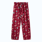Human Pajama Pants - Teddy Christmas||size:S,M,L,XL,2XL