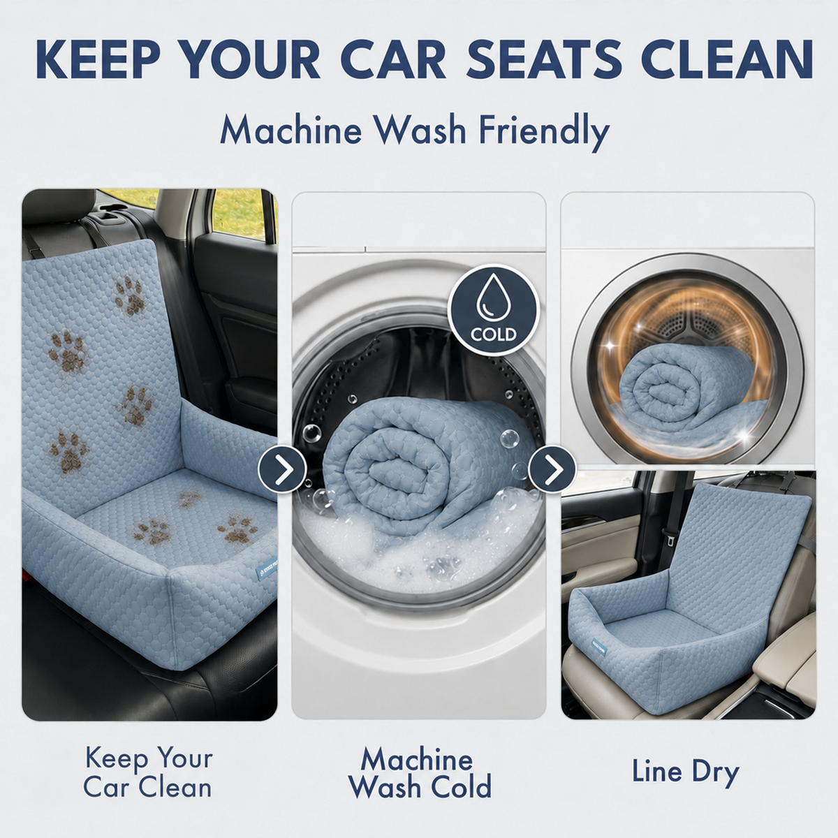 クッション　EDC NOCARE ESPY square cixeur Frostcore™ Dog Cooling Car Seat Bed – SPARK PAWS