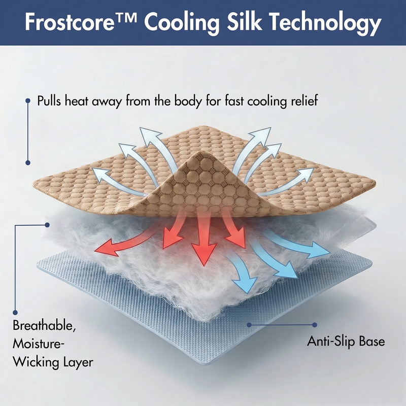 Frostcore™ Cooling Couch Cover Dog Bed and Cooling Mat Set