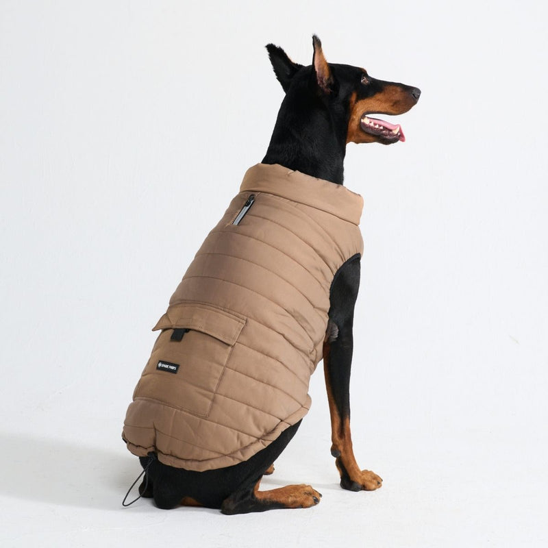WarmShield Water-Resistant Jacket - Tan