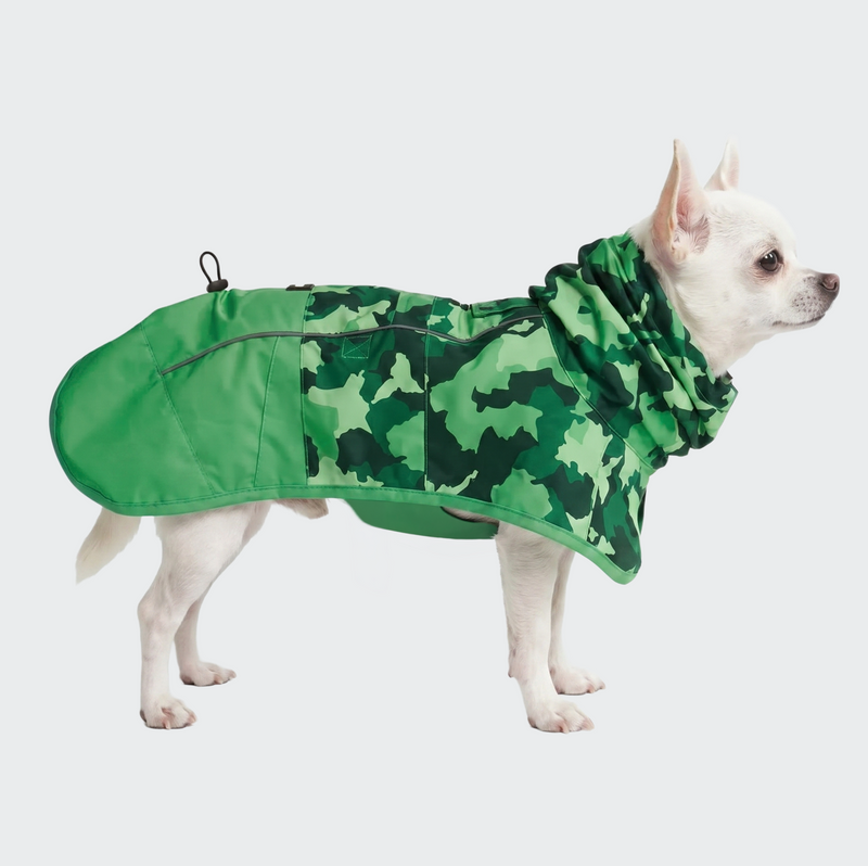 Breatheshield™ Dog Raincoat - Camo Green – SPARK PAWS