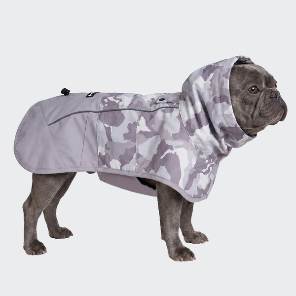 Breatheshield™ Dog Raincoat - Camo Grey – SPARK PAWS