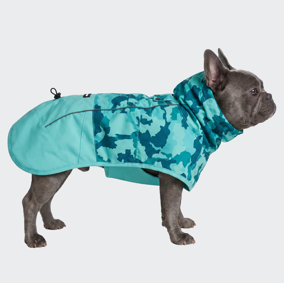 Breatheshield™ Dog Raincoat - Camo Teal – SPARK PAWS