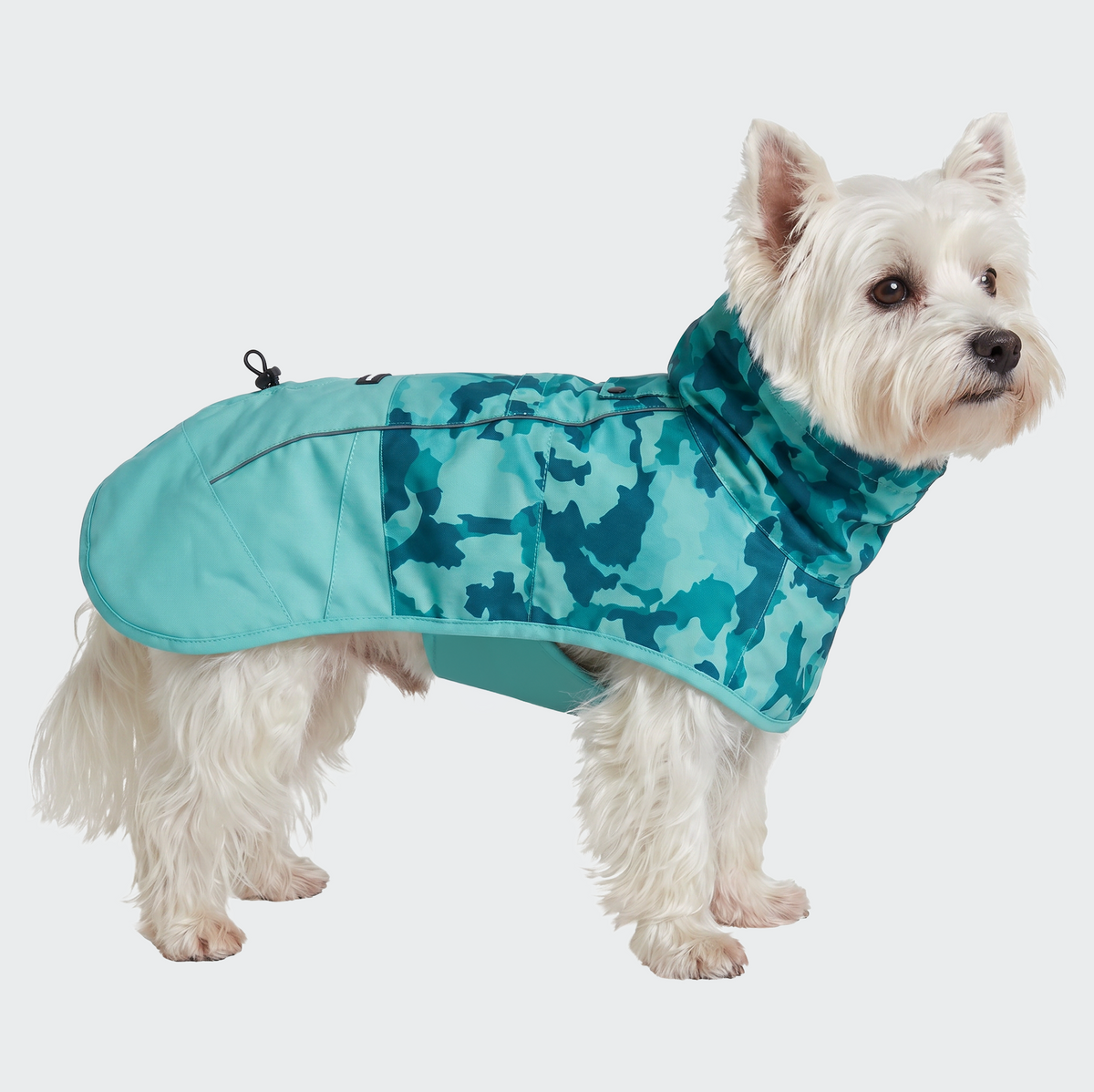 Breatheshield™ Dog Raincoat - Camo Teal – SPARK PAWS