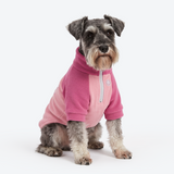 Pink Plush Fleece Dog Sweater||size:M