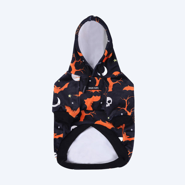 Halloween Dog Hoodie - Black