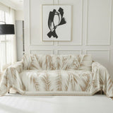 Leaves Beige Couch Cover