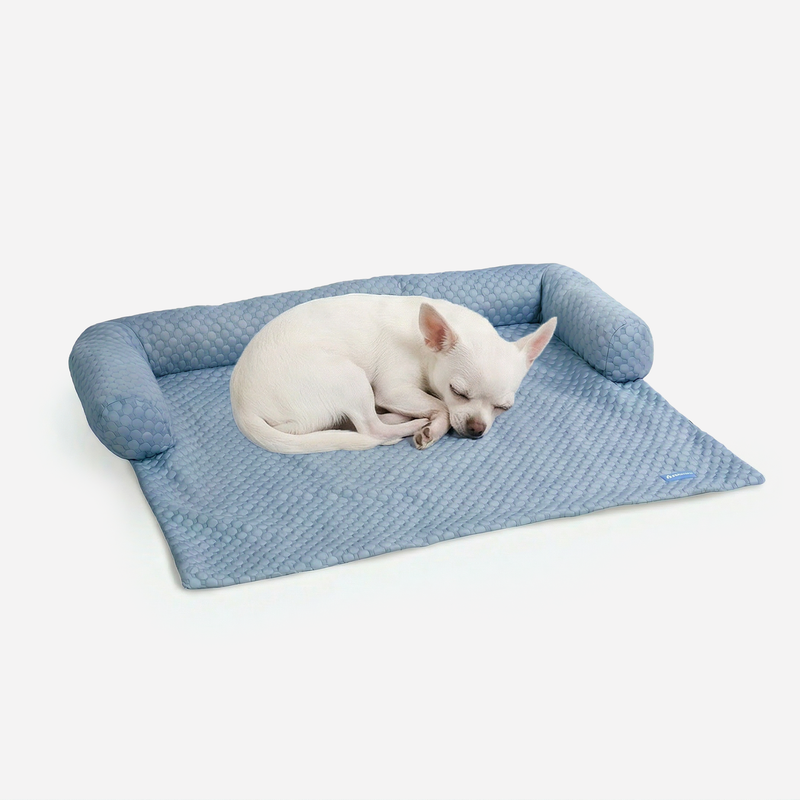 Frostcore™ Cooling Couch Cover Dog Bed - Ash Blue – SPARK PAWS