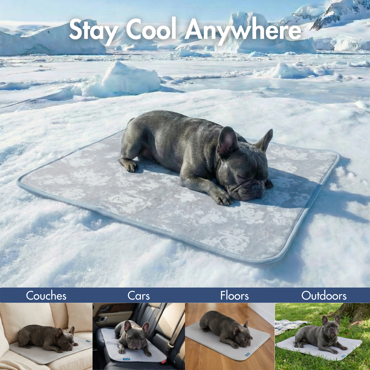 Frostcore™ Cooling Mat - Clouds Grey – SPARK PAWS