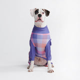 Dog Pajama - Purple Plaid