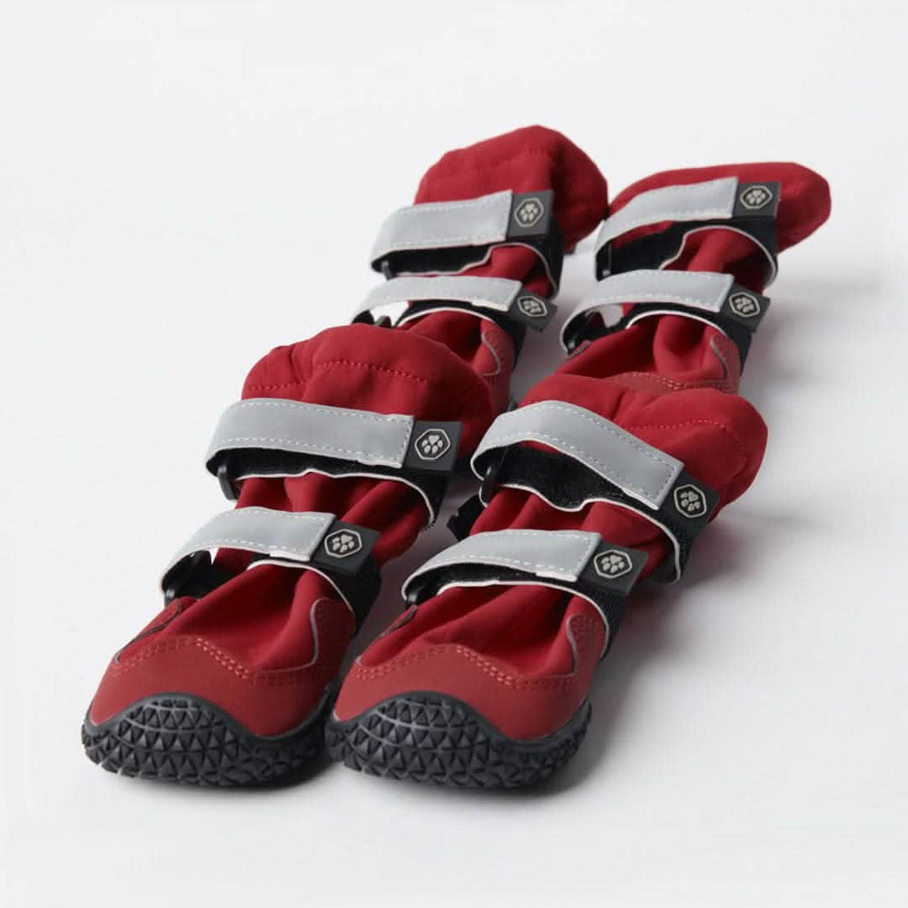 Flex Shell Waterproof Dog Boots Red – SPARK PAWS