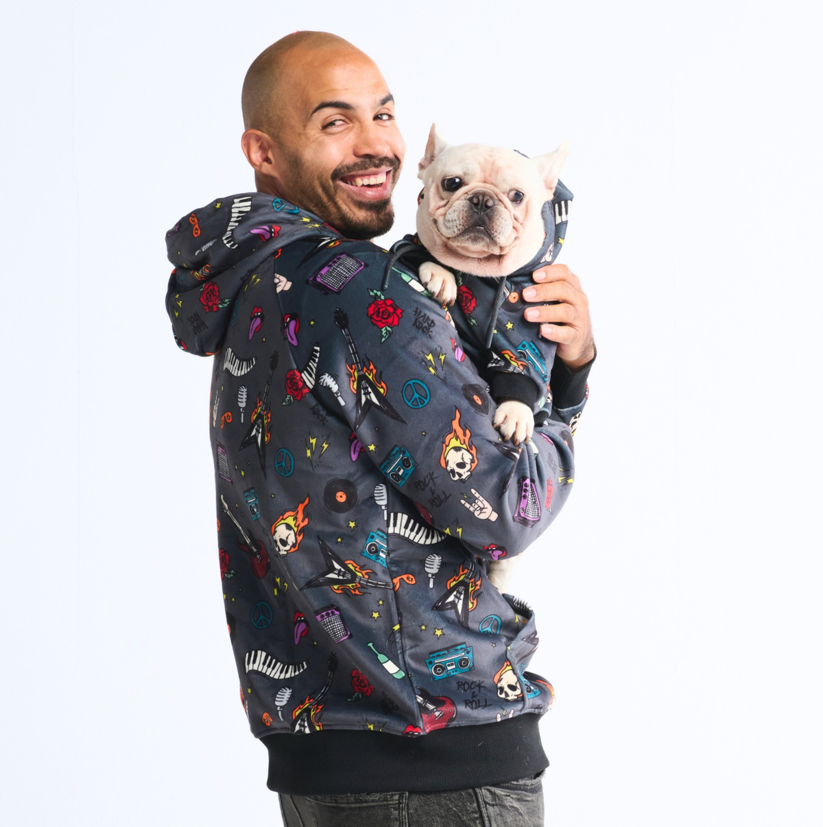 Rock and Roll Human Hoodie – SPARK PAWS