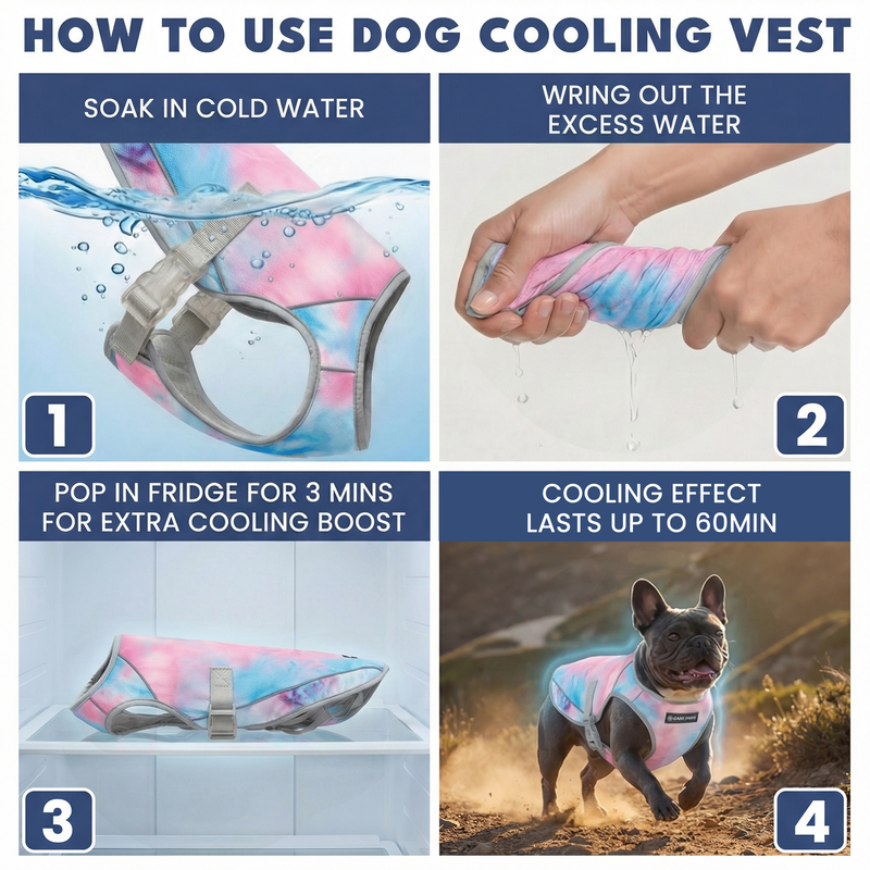 Chilltech™ Dog Cooling Vests – SPARK PAWS