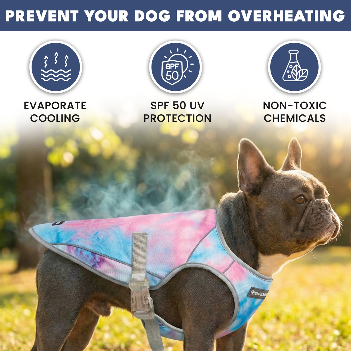 Dog Cooling Vest - Snow Cone – SPARK PAWS Dog Cooling Vest - Snow Cone – SPARK PAWS