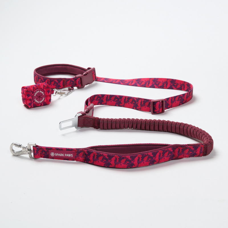 Fuchsia Camo Neoprene Leash