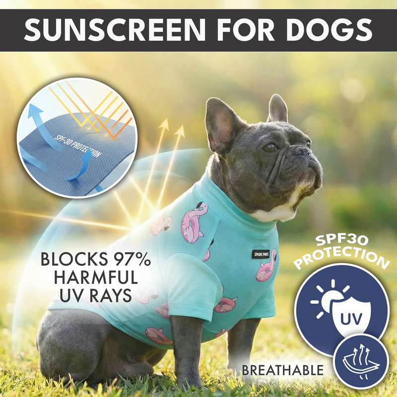 Sunblock Dog T-Shirt 2-pack – SPARK PAWS