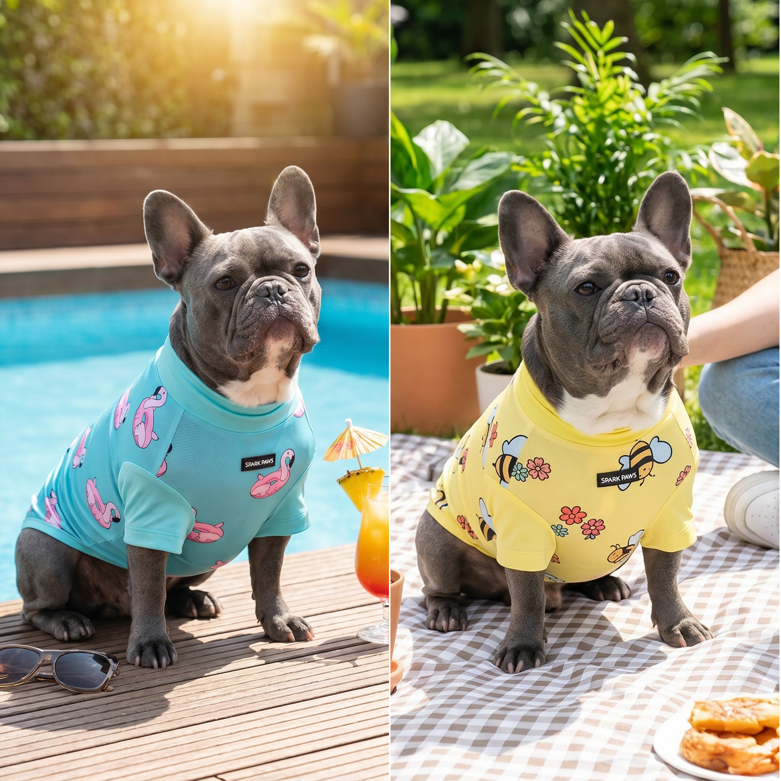 Sunblock Dog T-Shirt 2-pack – SPARK PAWS