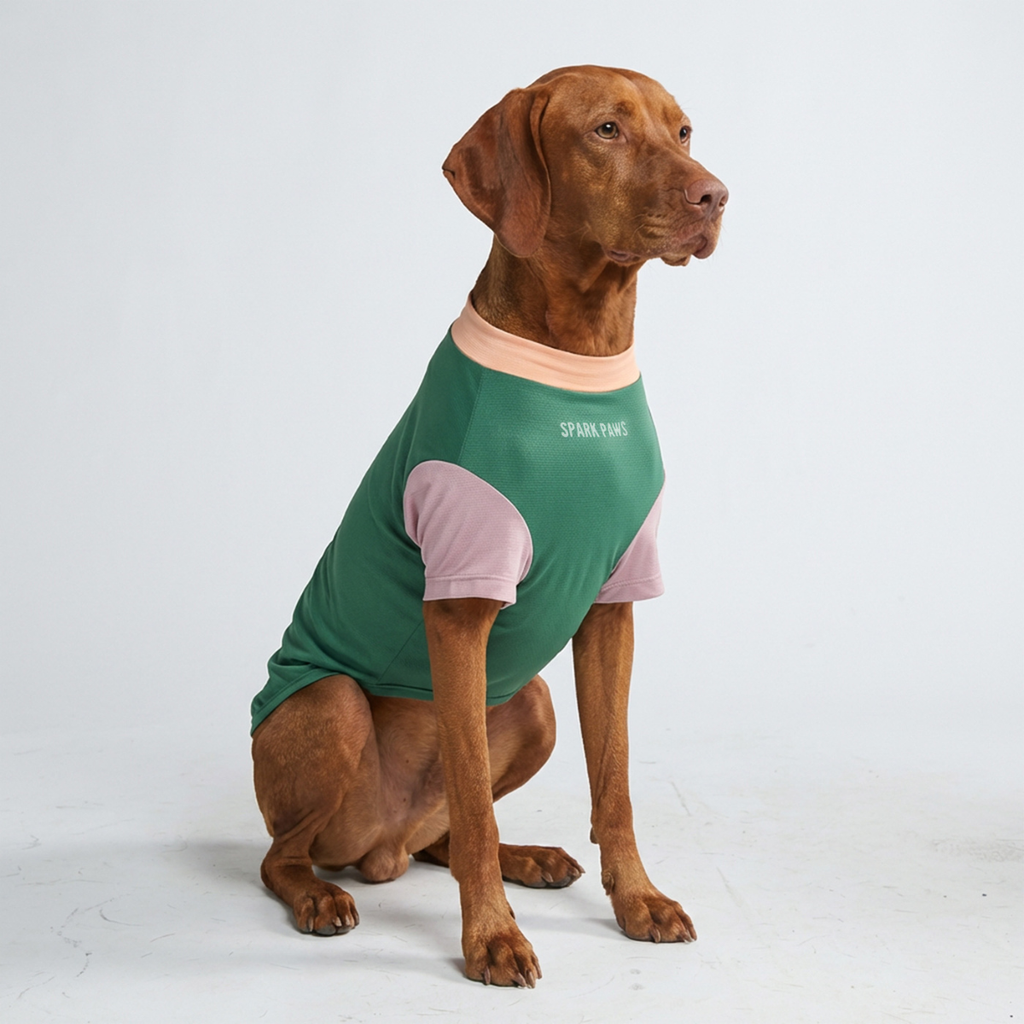 Sunblock Dog T-Shirt - Pistachio – SPARK PAWS Sunblock Dog T-Shirt - Pistachio – SPARK PAWS