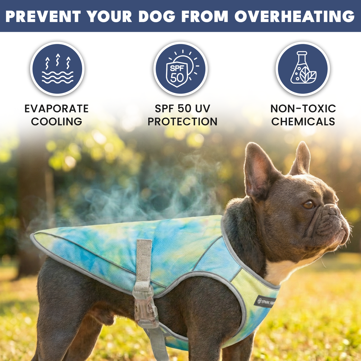 Dog Cooling Vest - Tropical Storm – SPARK PAWS