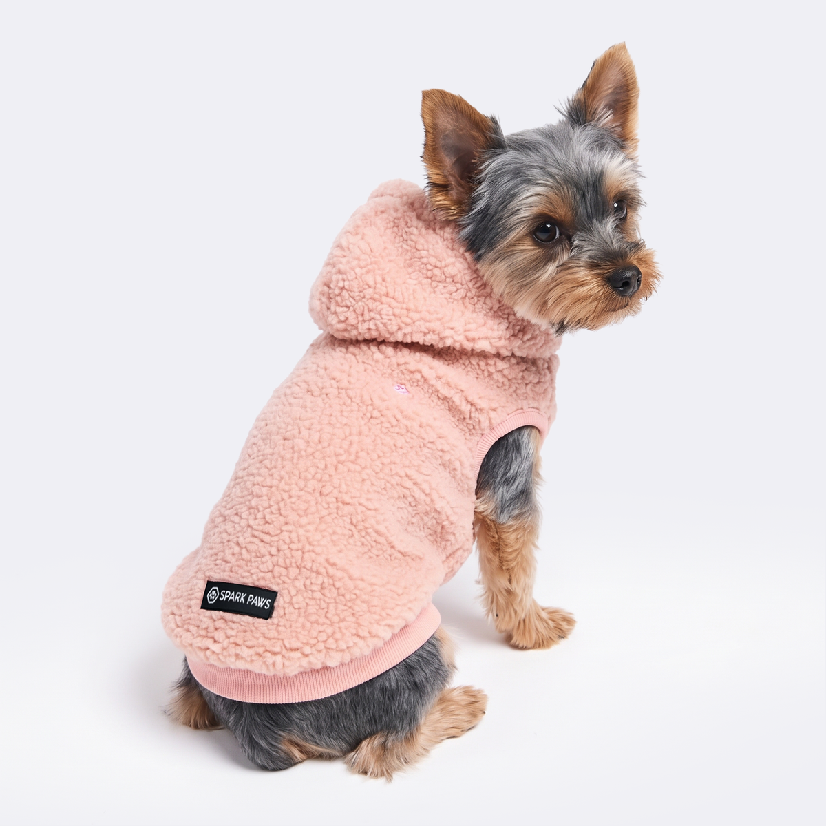 Teddy Sherpa Jacket - Pink – SPARK PAWS