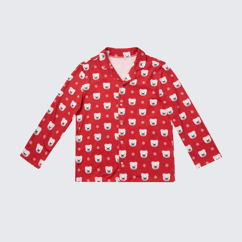 Human Pajama Top - Polar Bear