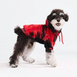 Velvet Red Black Hoodie
