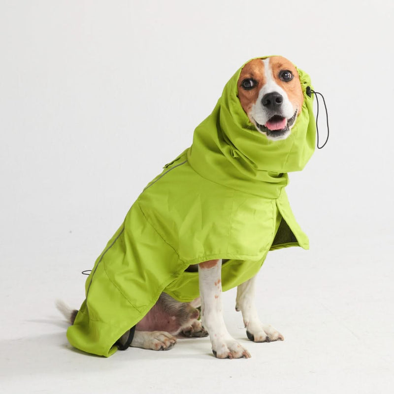 Breatheshield™ Dog Raincoat - Lime Green