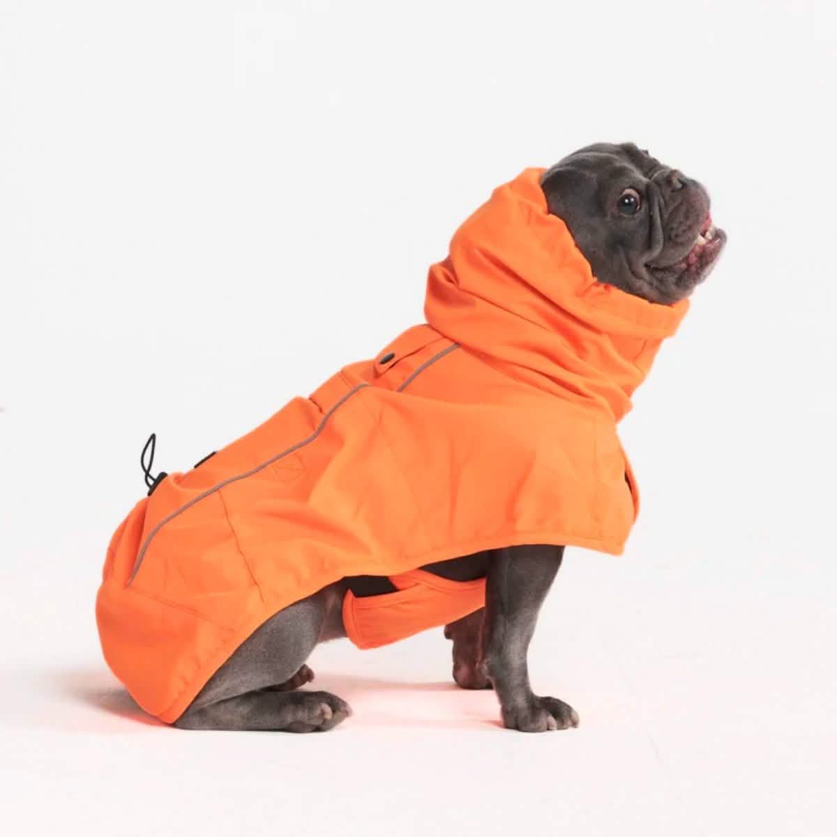 Breatheshield™ Dog Raincoat - Neon Orange – SPARK PAWS