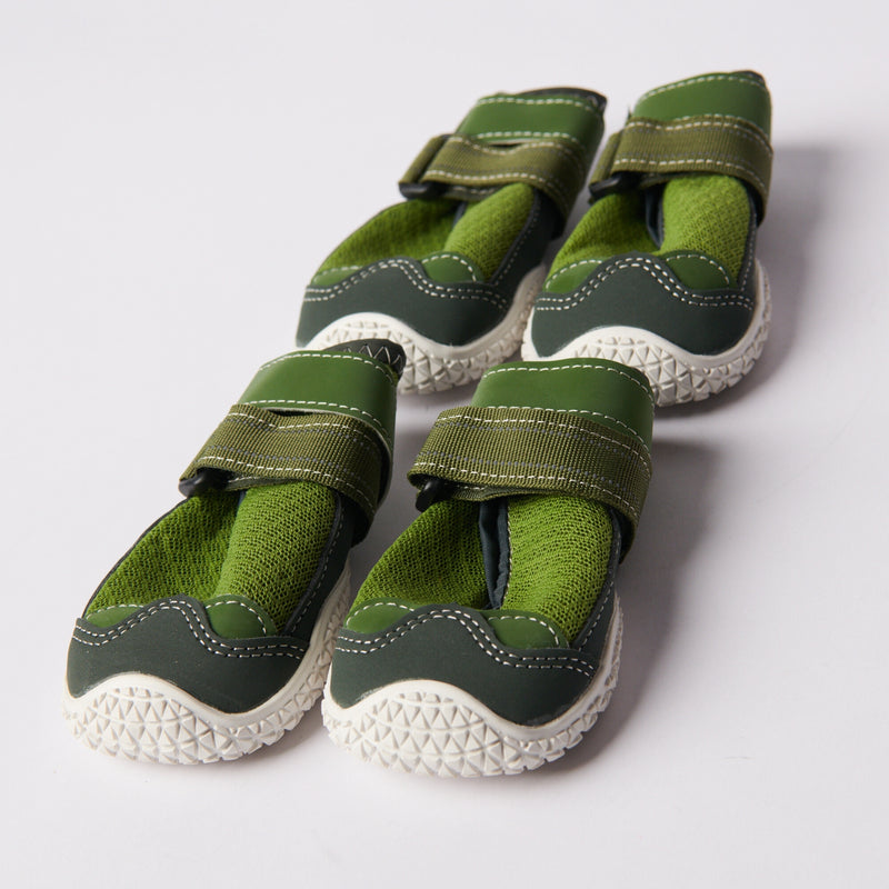 Hot Pavement Pawtector Dog Shoes - Green