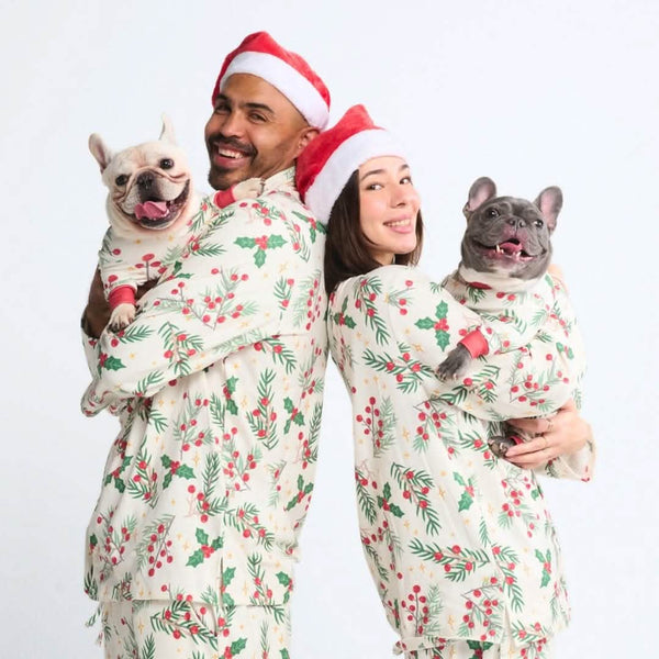 Mistletoe Pyjamas Christmas Matching Dog and Owner Pajamas – SPARK PAWS